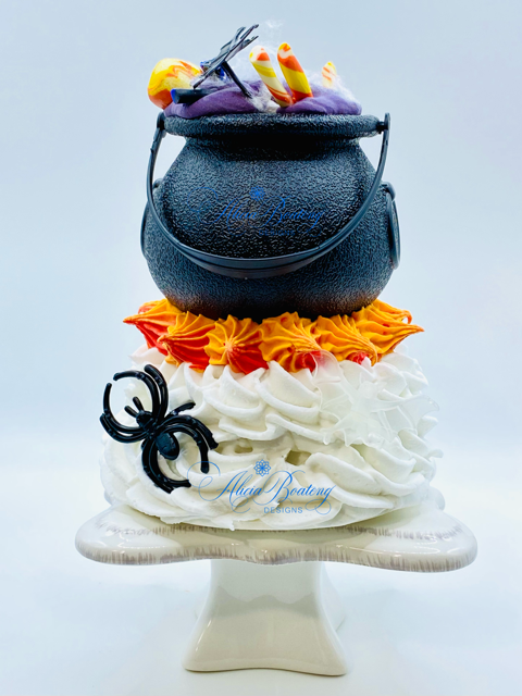 Witch's Cauldron Cup Topper