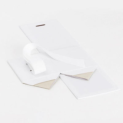 Luxury gift box comes with beautiful white grosgrain ribbon