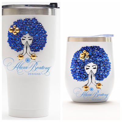 AFRO Glam Collection (Mary Lou)  Blue / Gold